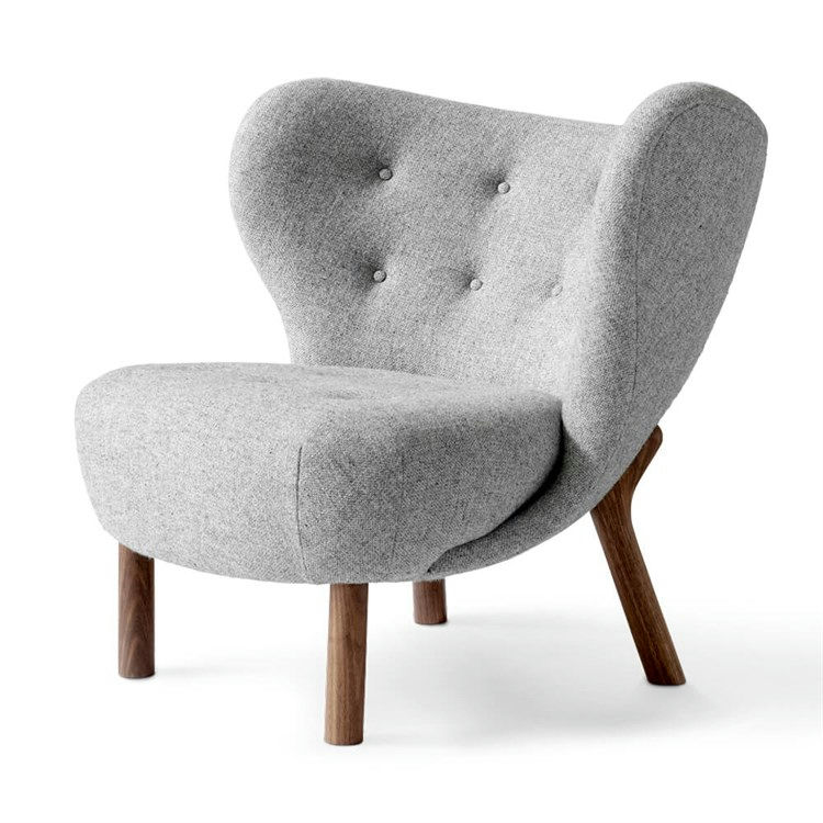 Andtradition Little Petra Loungestol i Oiled Walnut - Tilbud!