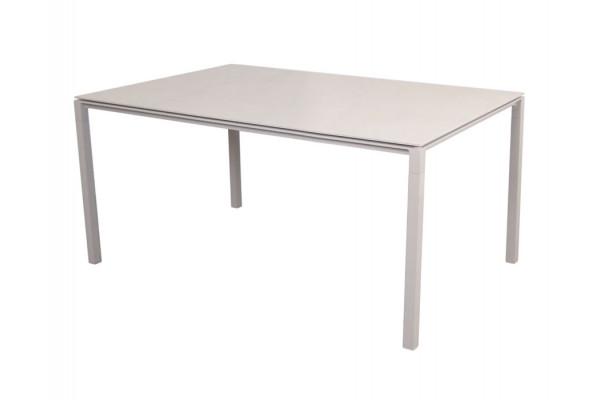 Cane-line Pure Havebord 90x150 cm - Sand med Toscana Bordplade