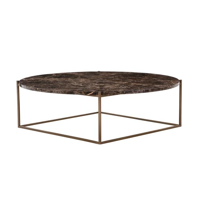 Wendelbo Circle Sofabord Ø100 i Emperador Marmor