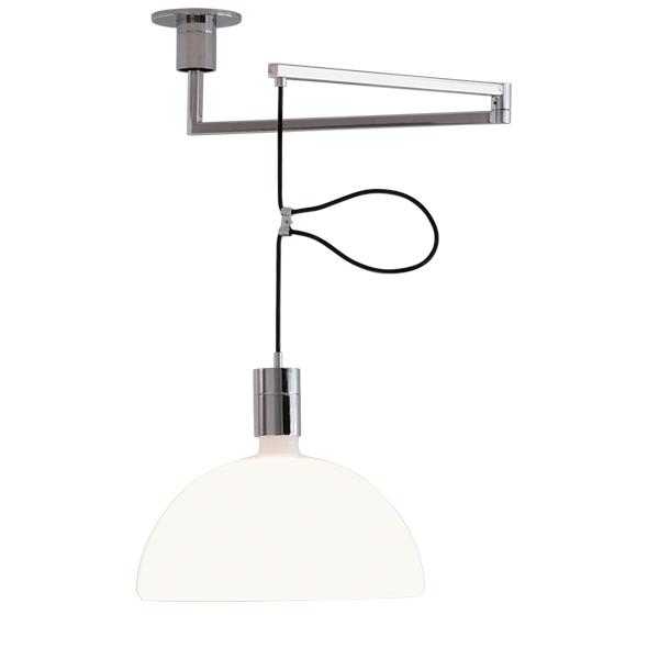 Nemo AS41C Pendel i Sort - Elegant Halvmåne Lampe