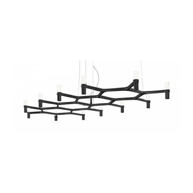 Nemo Crown Plana Major Pendel i Sort - Elegant Belysning