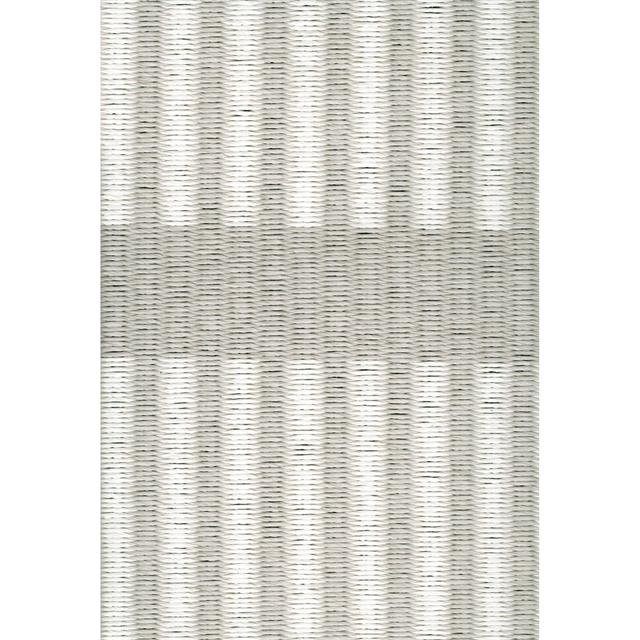 Woodnotes Cut Stripe Gulvtæppe i Papirgarn - Stone White