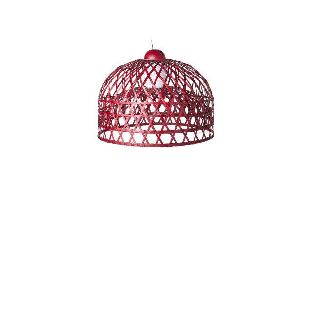 Moooi Emperor Pendel Lille - Rød Håndvævet Lampe