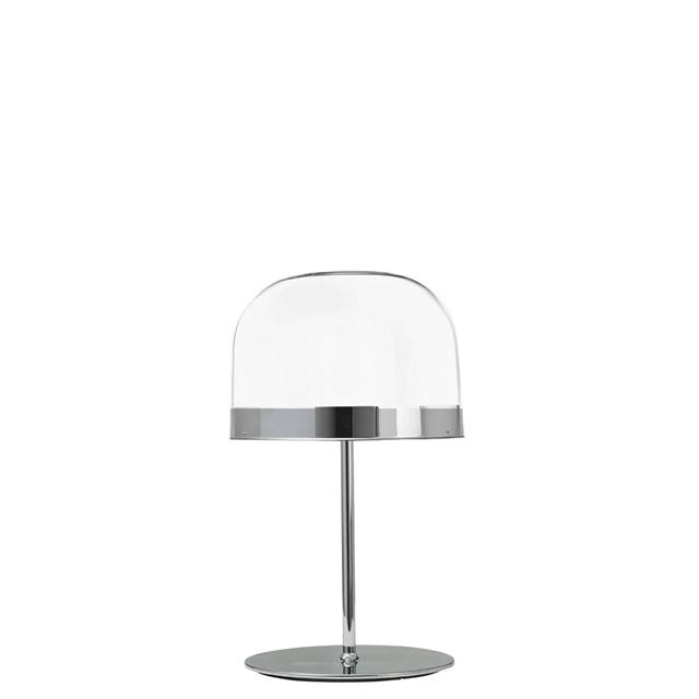 Fontanaarte Equatore Bordlampe Medium i Krom - Stilfuld Belysning