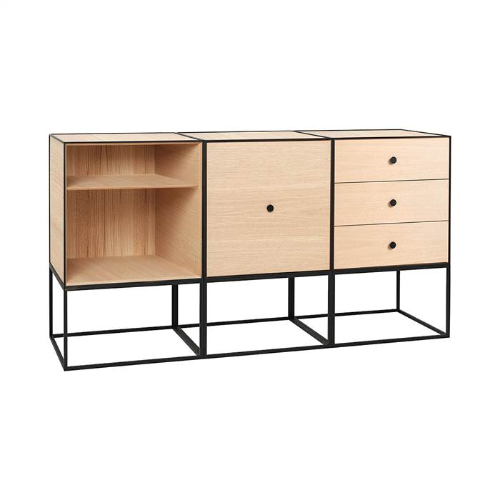 Audo Copenhagen Frame 49 Trio Sideboard med Base