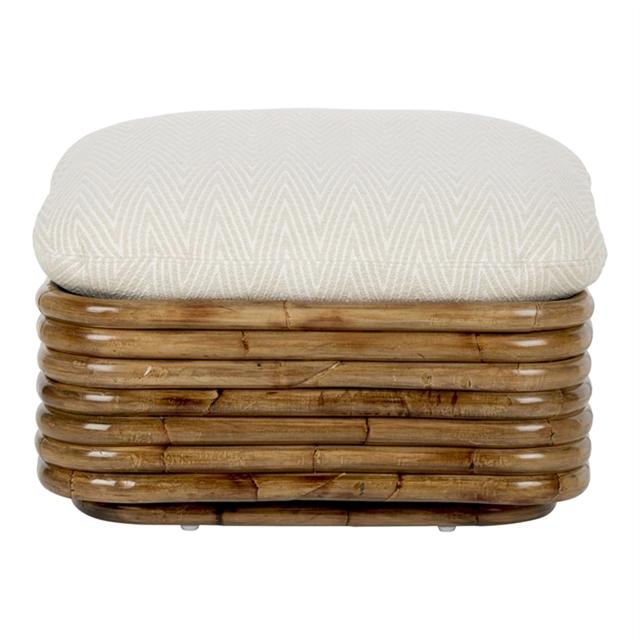 Gubi Bohemian Ottoman Dedar Chevron - Eksklusiv Puff