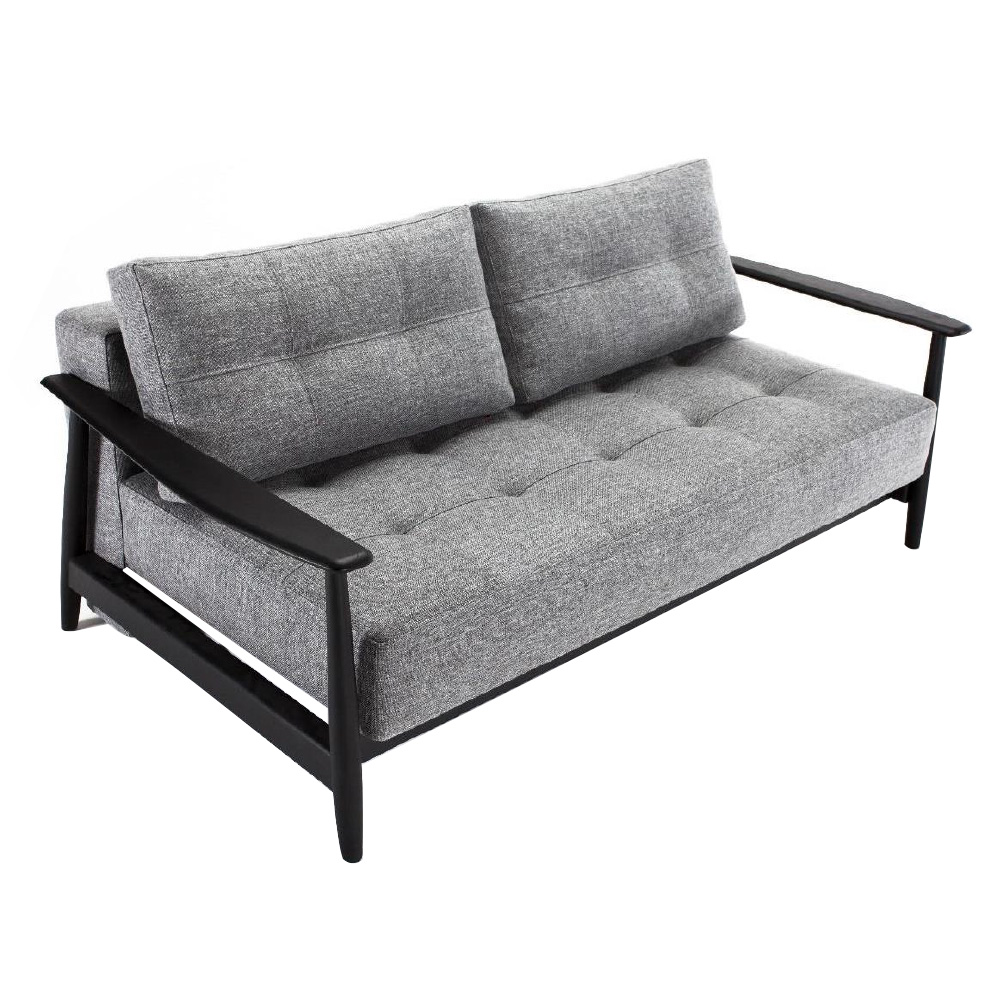 Ilumi Sovesofa med Knap i Grå - Elegant og Praktisk