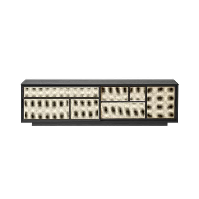 Design House Stockholm Air Skab Lav i Sort - Elegant Rattan