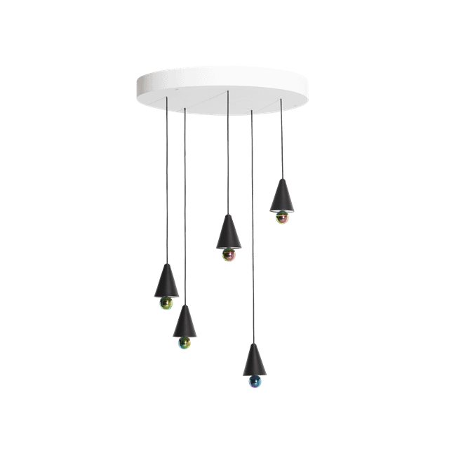 Petite Friture Cherry LED Pendel - Ekstra Lille Sort