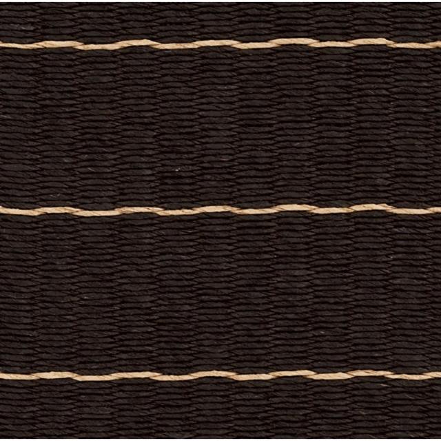 Woodnotes Line Gulvtæppe 170x240 Papirgarn Sort Natural