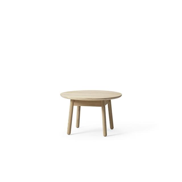 Halle Nest Spisebord Ø65 Hvidpigmenteret - Moderne Design