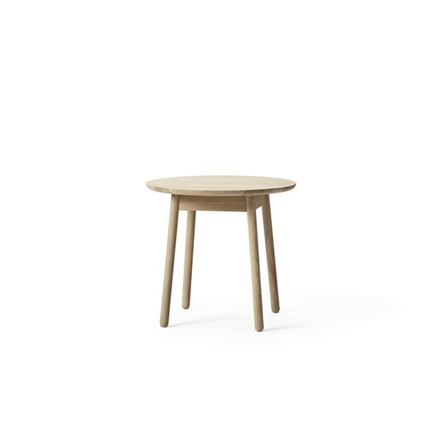 Halle Nest Spisebord Ø65 Hvidpigmenteret - Moderne Design