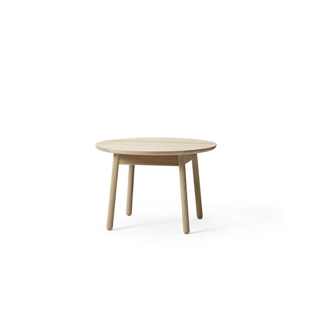 Halle Nest Spisebord Ø75 Hvidpigmenteret - Moderne Design
