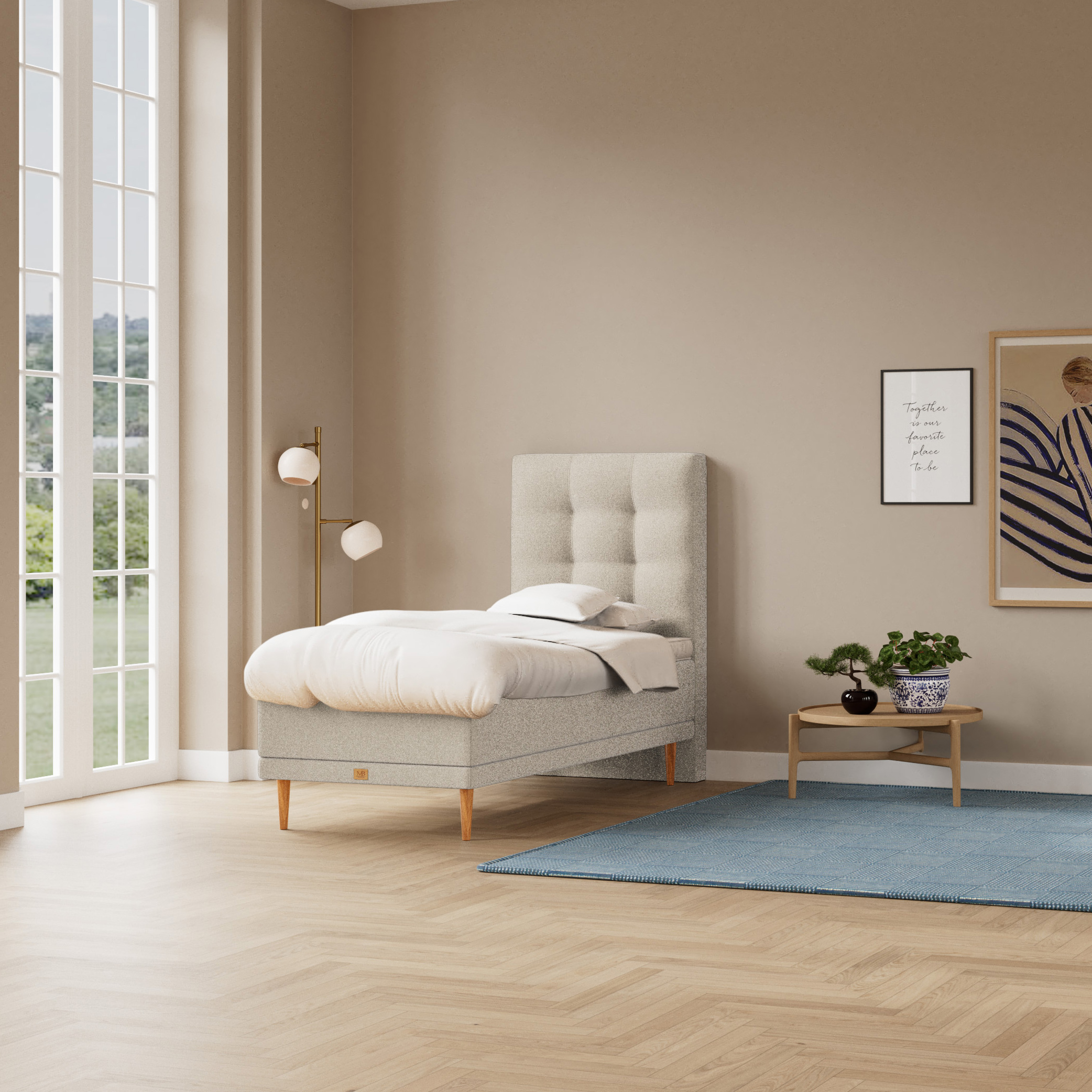 Masterbed Select Elora Boks 105x210 - Kvalitetsseng!