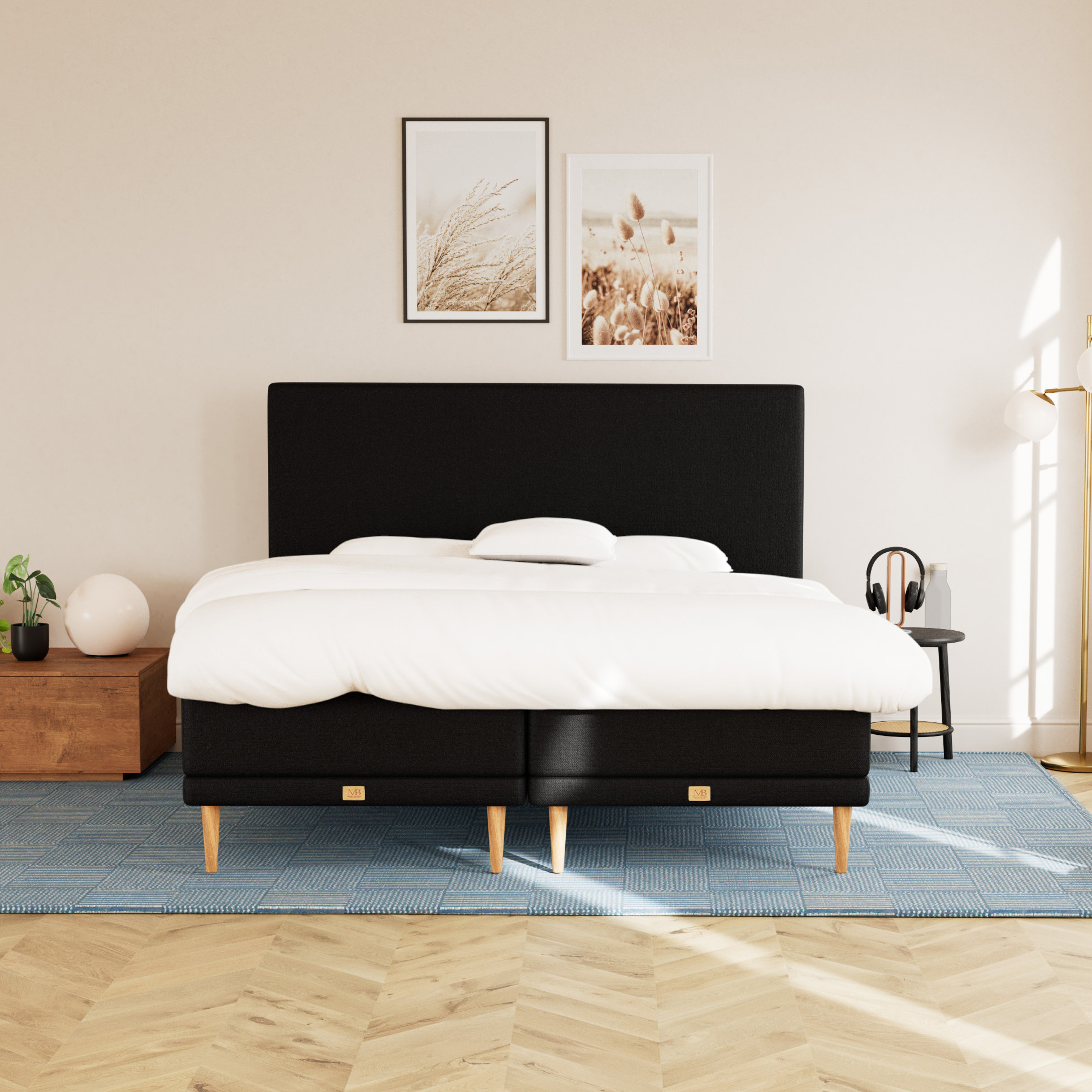Masterbed Select Nova Boks 140x200 - Dansk Design Kvalitet