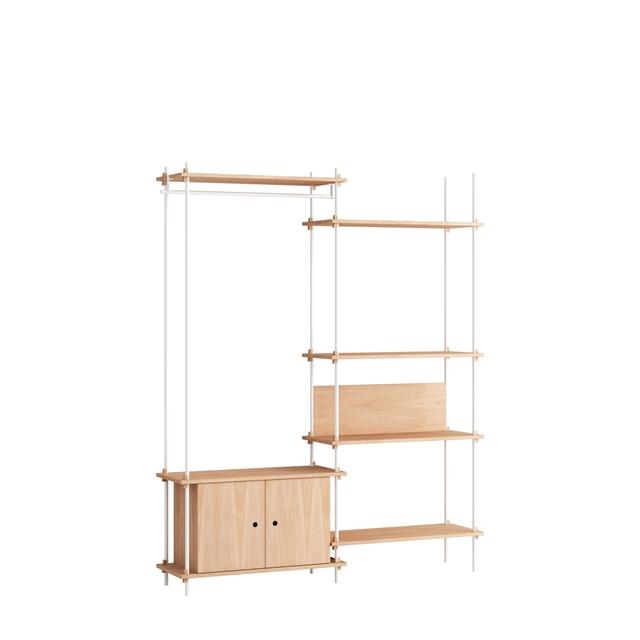 Moebe 200 Reolsystem i Hvid - Elegant og Funktionelt Design