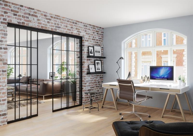 Mogensen New Yorker Skydelåger til Garderobe - Bredde 100-130 cm