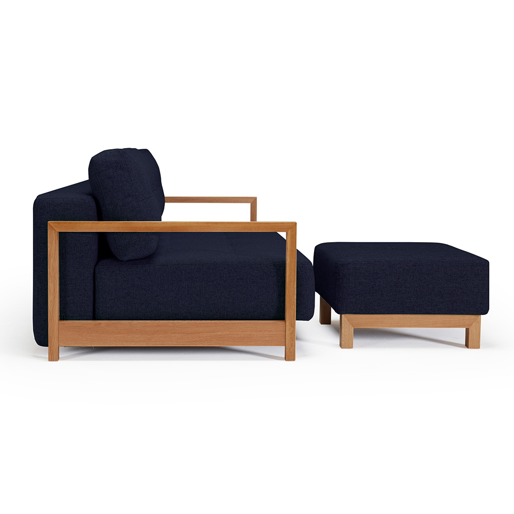 Elegant Oakfrost Delux Sovesofa i Blå - Praktisk Design