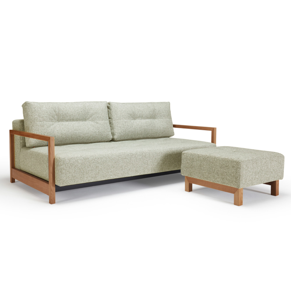 Elegant Oakfrost Sovesofa med Lommer - Beige