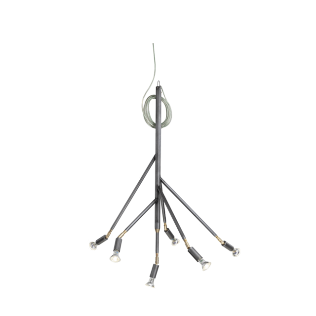 Örsjö Kvist Pendel i Rå Stål - Elegant Design til Dit Hjem