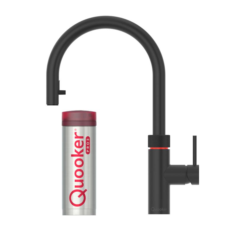 Quooker Flex Pro3 - Sort Kran med Kogende Vand
