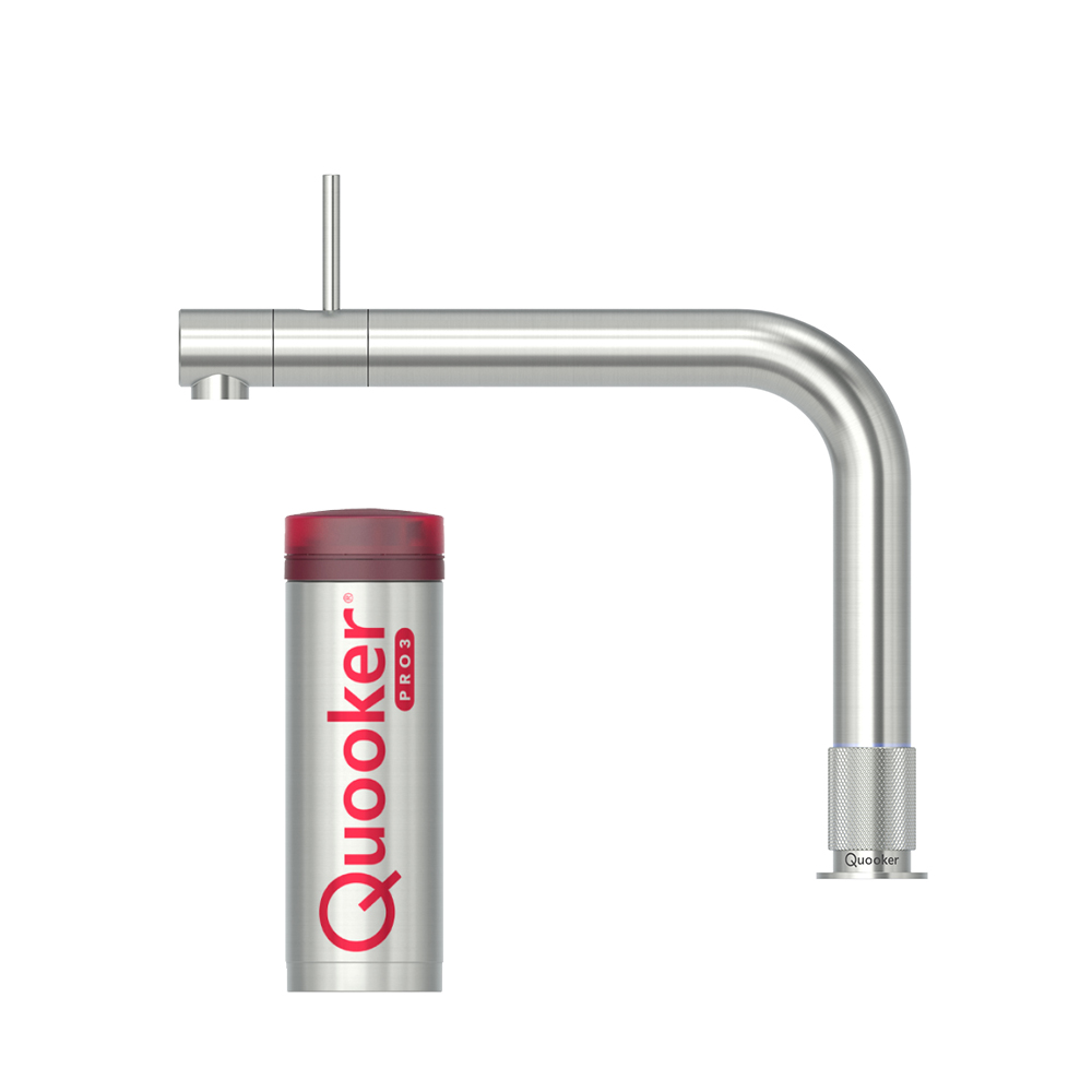 Quooker Front Pro3 - Rustfrit Stål med Innovativ Betjening