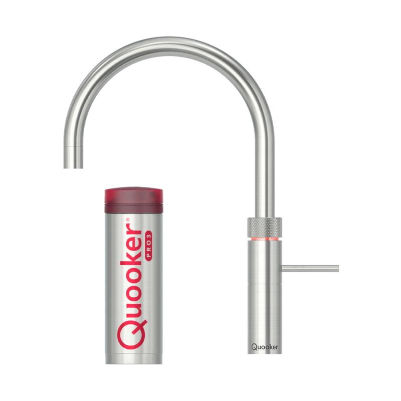 Quooker Fusion Round - Rustfrit Stål Med Pro3 System