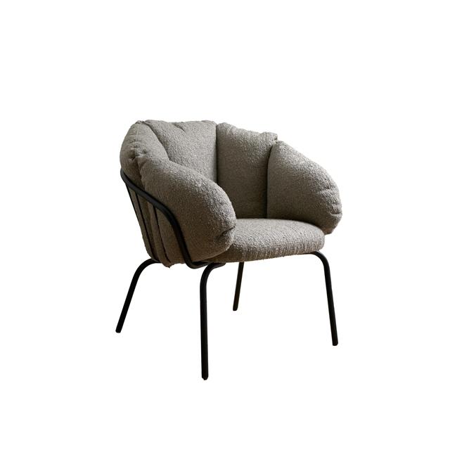 Maze Same Easy Lænestol i Sort Taupe - Komfortabel Design