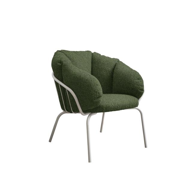 Maze Same Easy Lænestol i Hvid og Grøn - Komfortabel Design