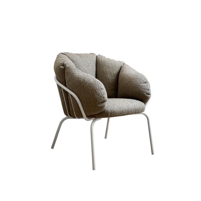 Maze Same Easy Lænestol - Hvid Taupe Tilbud!