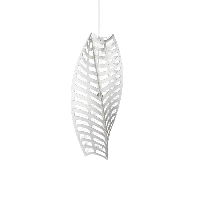 David Trubridge Toru Hvid Pendel - Elegant Belysning
