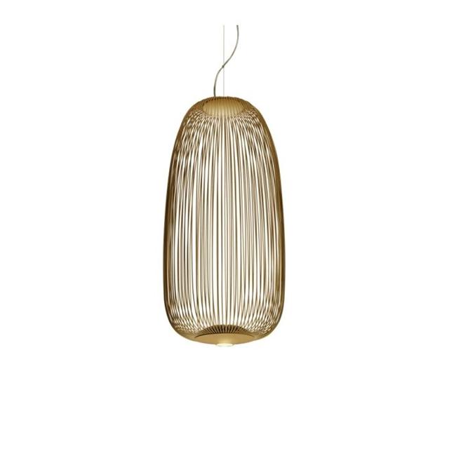 Foscarini Spokes Pendel i Guld - Elegant Belysning