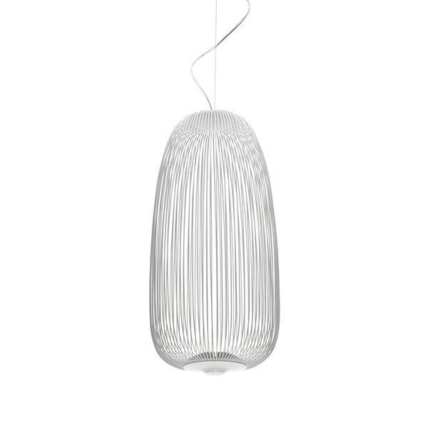 Foscarini Spokes Pendel med Lysdæmper - Hvid Design