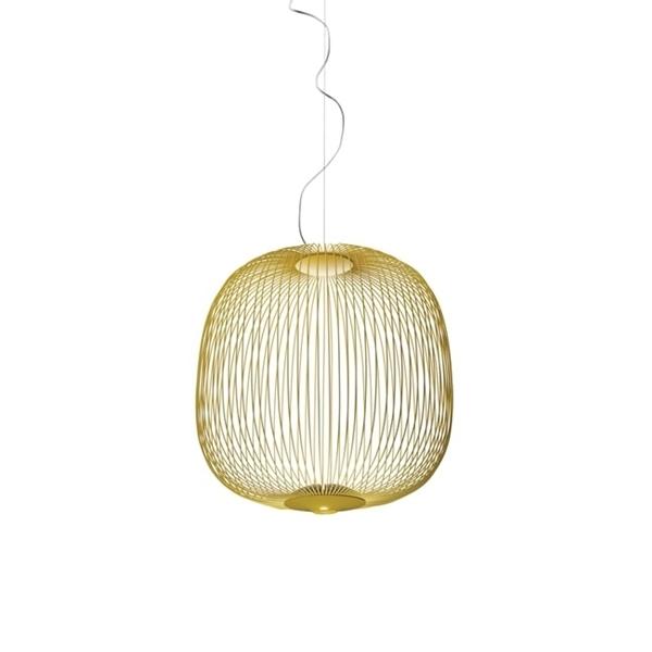 Foscarini Mylight Spokes Midi Pendel i Guld - Stilfuld Belysning