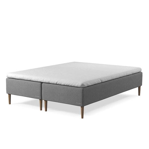 Dunlopillo Pure Boxmadras 160x200 cm - Lysegrå Tilbud