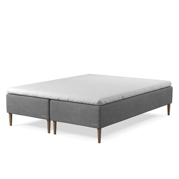 Dunlopillo Pure Boxmadras 160x200 - Struktur Varm Grå