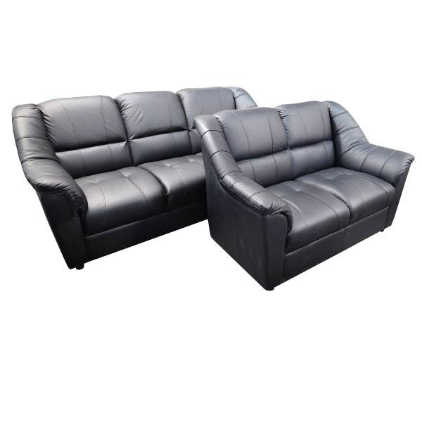 Thor 3+2 Pers Sofasæt i Sort Læder - Komfort og Stil