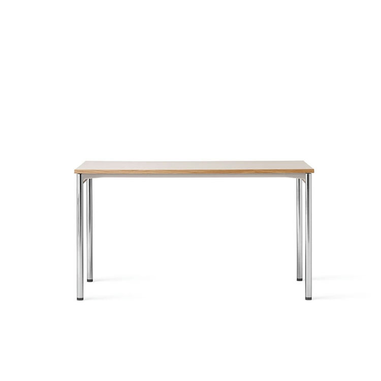 Audo Co Skrivebord i Chrome og Creme Laminate 140x70