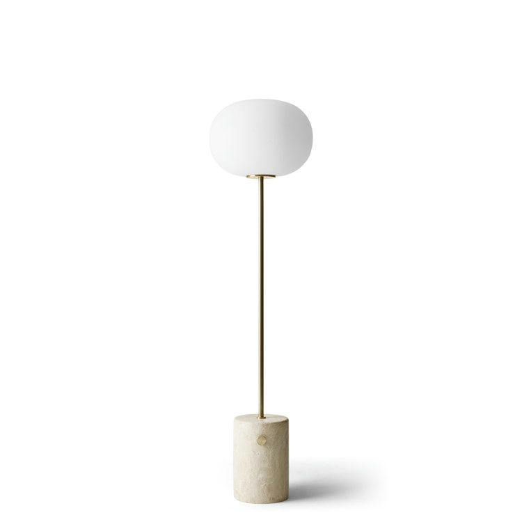 Audo JWDA Gulvlampe i Travertine og Messing - Eksklusiv Belysning