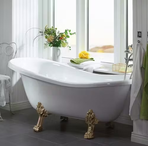 Queen Badekar Model 1670 - Lt-messing til gode priser!