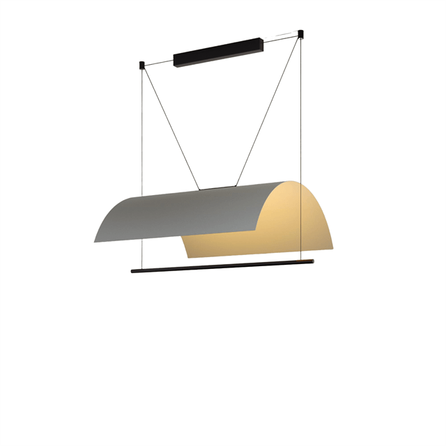 Santa Cole Mayor Pendel - Hvid og Sort Designlampe