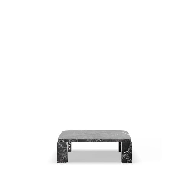 New Works Atlas Sofabord 820x820 Costa Sort - Elegant Design