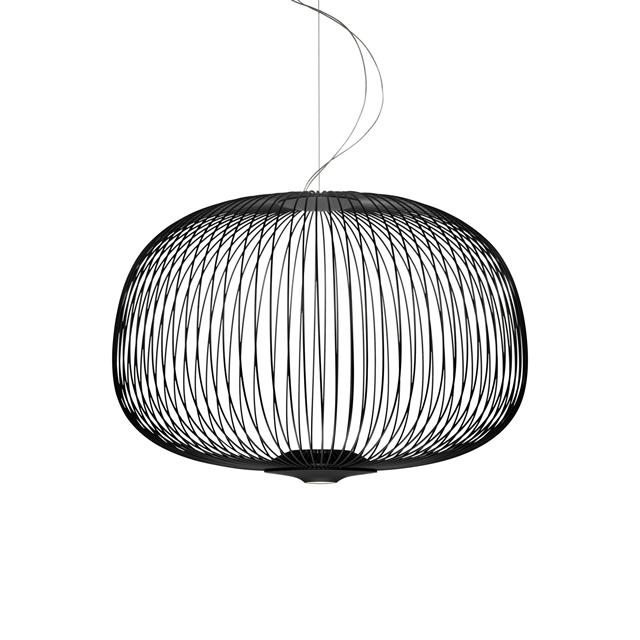 Foscarini Spokes Pendel med Lysdæmper - Sort Design
