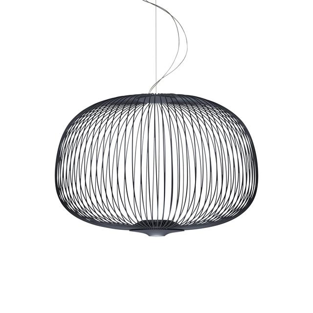 Foscarini Spokes Pendel med Lysdæmper - Grå Design