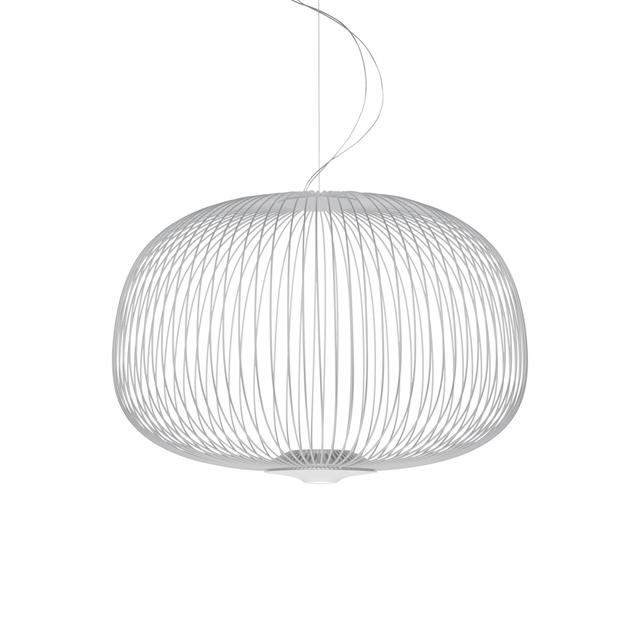 Foscarini Spokes Pendel med Lysdæmper - Hvid Design
