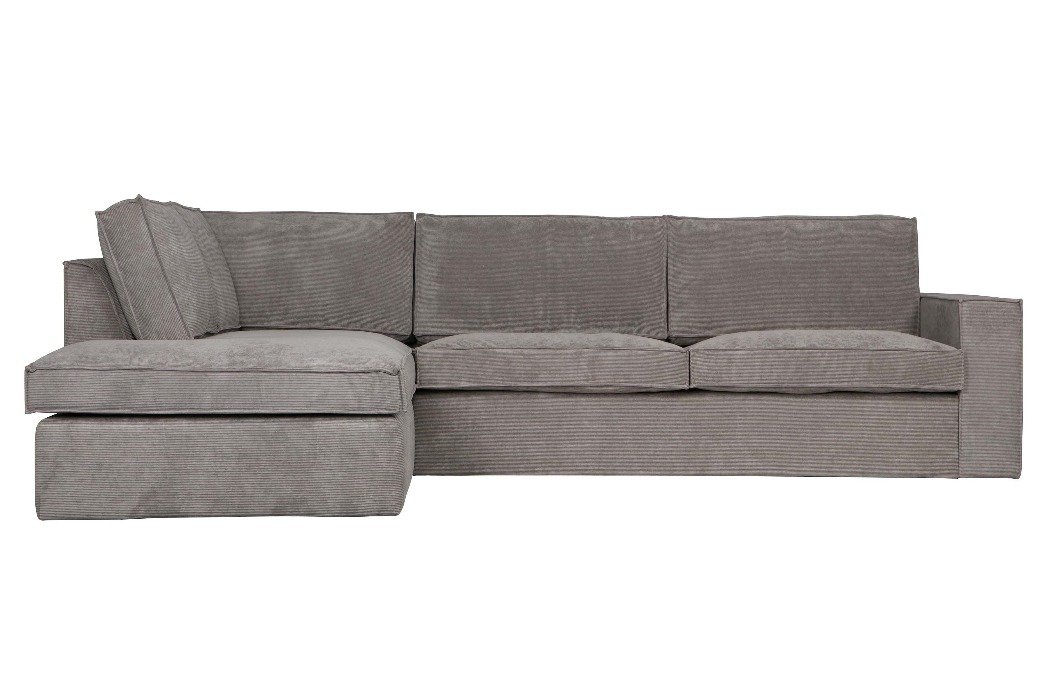 Woood Thomas Hjørnesofa  Venstre Forvitret Grøn Polyester Polyamid Fløjl