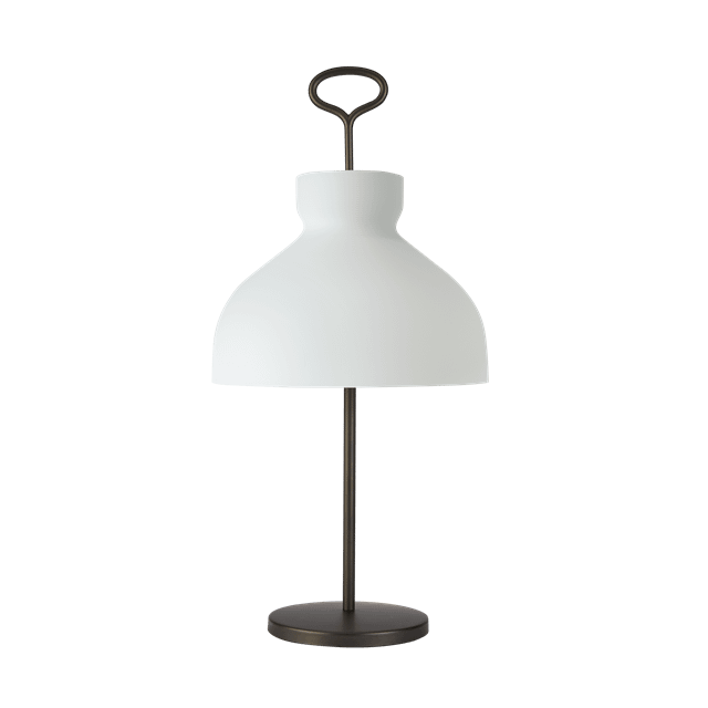 Tato Arenzano Bordlampe Høj Hvid   Bronze