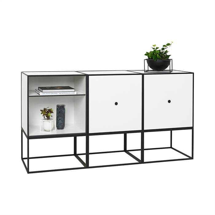 Audo Copenhagen Frame 49 Sideboard Trio Inkl  Base White