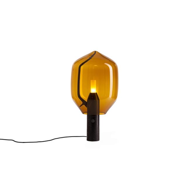 Established   Sons Lighthouse T1 Bordlampe Amber Mat Marquina