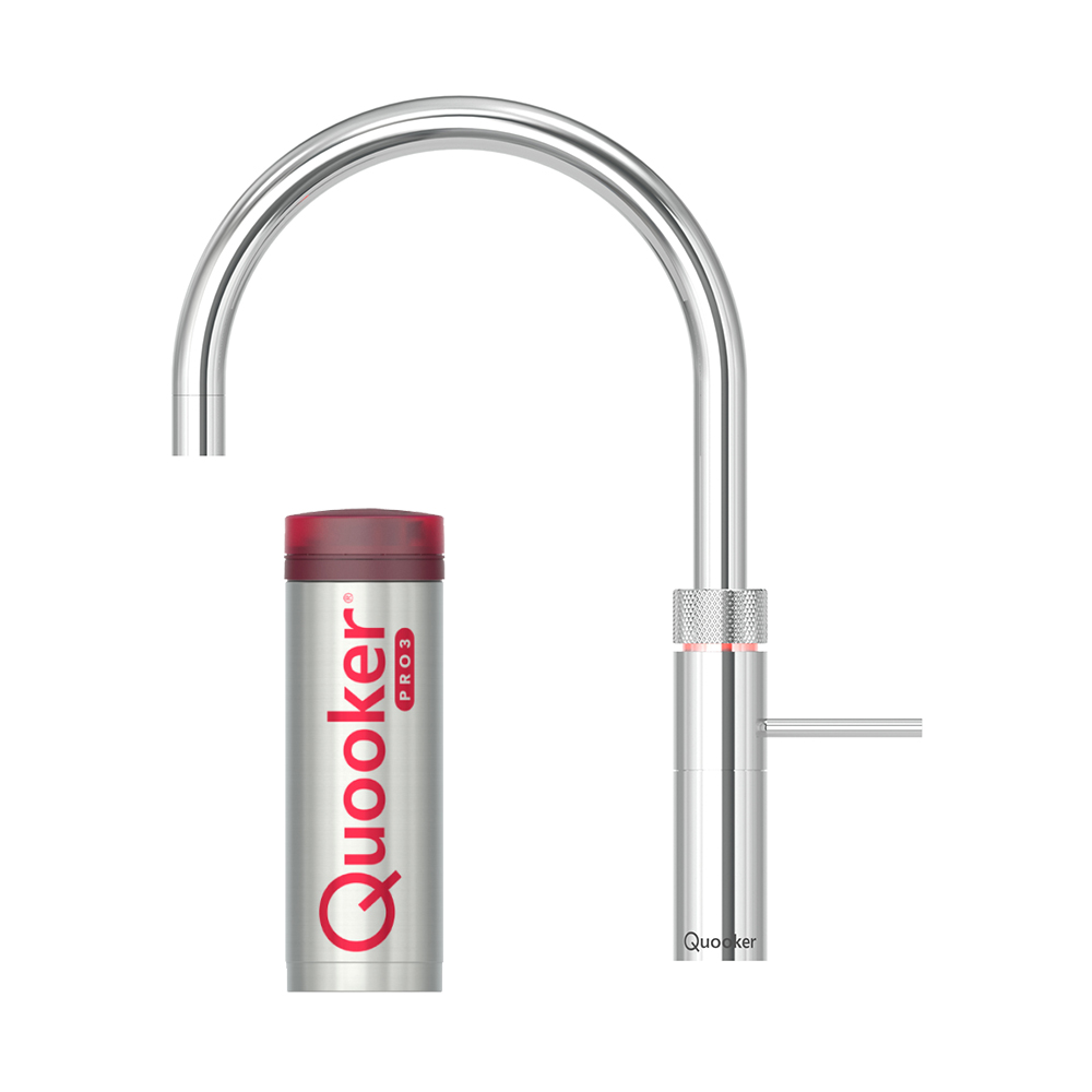 Quooker Fusion Round Inkl  Pro3 Krom
